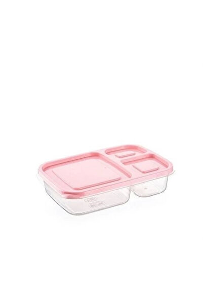 soonaksesuar 3 Compartment Expiry Bowl Practical Easy Food Diet Storage Food Container