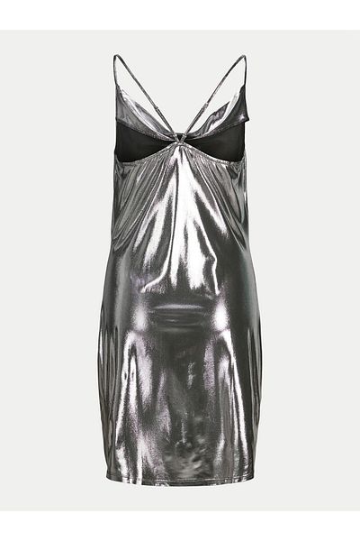 JJXX Rochie de cocktail pentru femei 12266218 argintie
