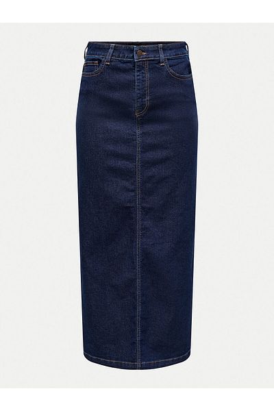 JDY Fustă din denim pentru femei 15335465 bleumarin