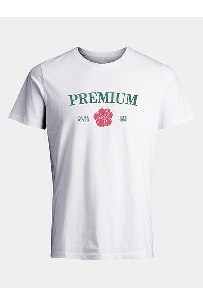 Jack & Jones jack jones Mens T-Shirt 12259673 White