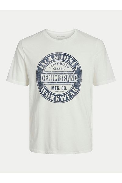 Jack & Jones jack jones Mens T-Shirt 12256779 White