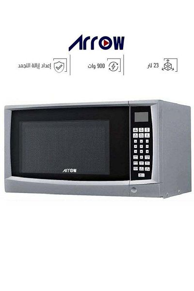 ARROW Electric Microwave - 23 Liters - 900 Watts - 11 Temperature Control Levels - Digital Screen Fo
