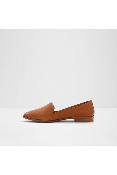 Aldo Veadıth2.0-In - Women's Genuine Leather Tan Flat Slip-On Shoes
