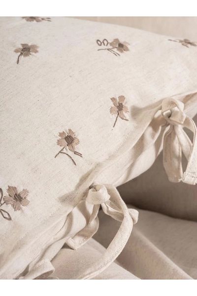 RBY Cotton Box Cotton Linen Double Duvet Cover Set Arie