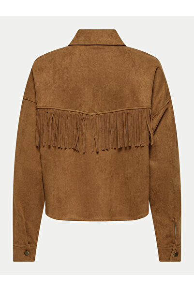 JDY jdy Women's Faux Leather Jacket 15347602 Brown