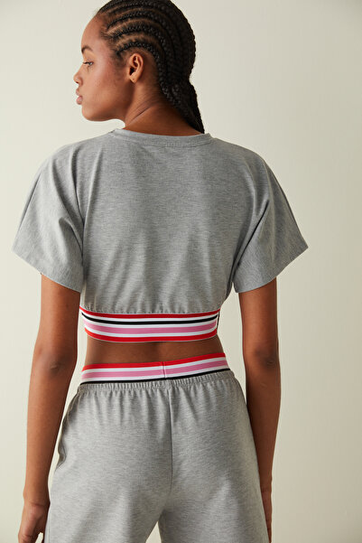 Penti Gray Striped Prince Collection - Top with Waist Detail