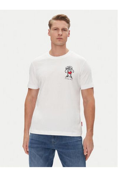 JOOP JEANS Tricou bărbătesc 10019370 30045691 Alb