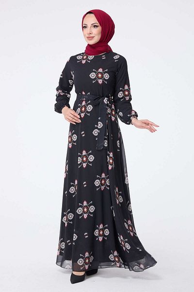 TOFİSA Dress Black - 10352