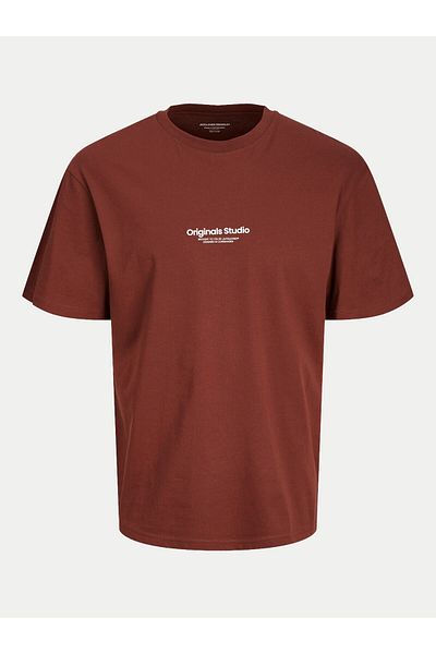 Jack & Jones jack jones Mens T-Shirt 12240121 Brown