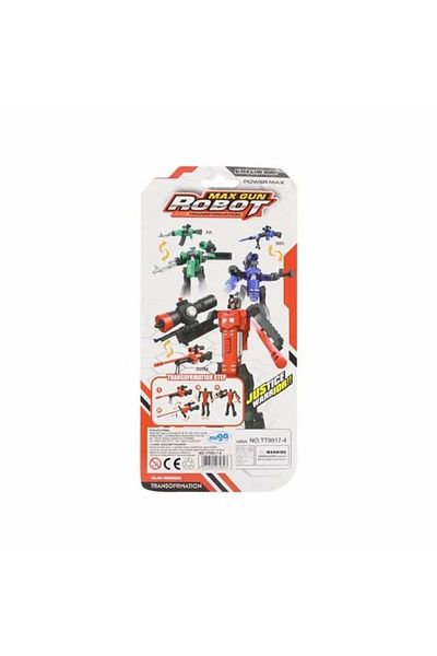 LiderGlobal Red Gun Transforming into a Robot