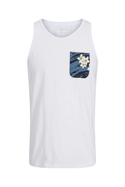 Jack & Jones jack jones Mens Tank top 12269321 White