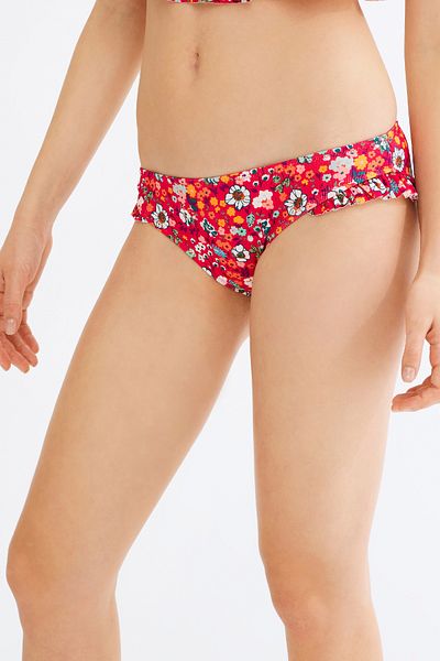 Penti Red Alexis Frill Slip Bikini Bottom