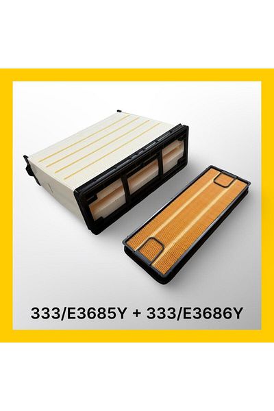 Partspro 333/E3685Y+333/E3686Y - Air Filter Suit (Outer+Inner)