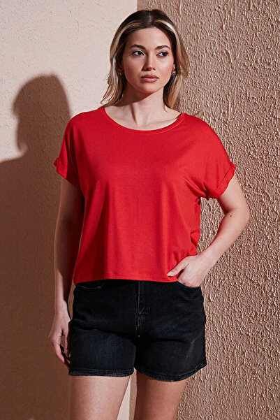 Fashion Friends Crew Neck Cherry Women's T-Shirt 25Y0519K1