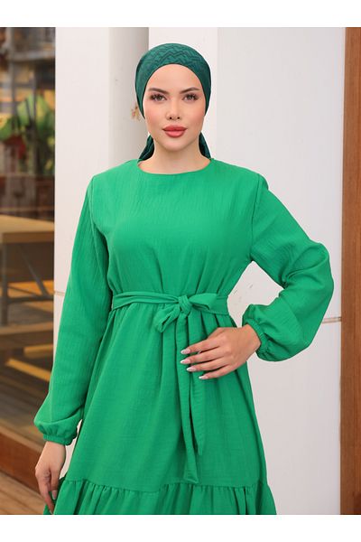 SAHRA BUTİK Φόρεμα Hijab - Πράσινο - SAHRA BUTIK