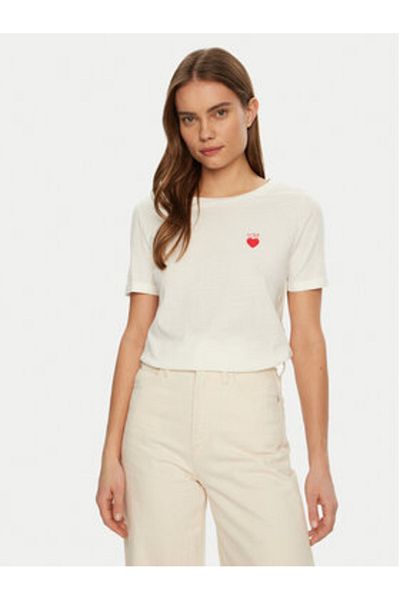 JDY Tricou damă 15318845 alb