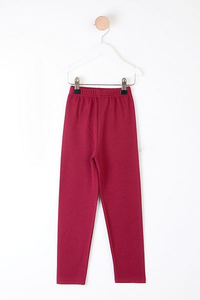TOFİSA Girl's Burgundy Corduroy Tights - 26089