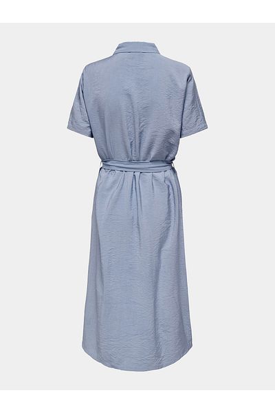 JDY Rochie tip cămașă pentru femei 15317408 albastră