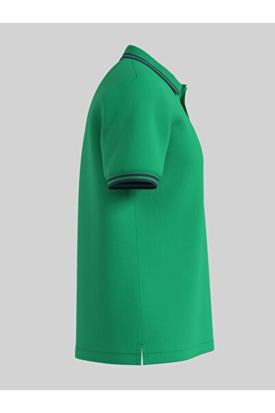 s.Oliver Men's polo shirt with logo and contrast details