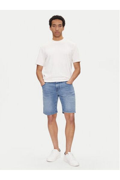 Joop Pantaloni scurți din denim pentru bărbați 10018247 30043024 Albastru