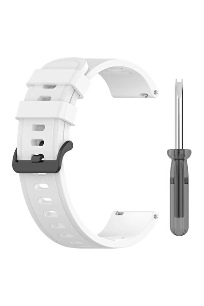 Dmay Amazfit Neo Uyumlu Yumuşak Silikon Tokalı Kordon 20MM