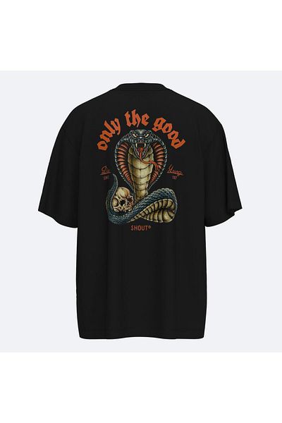 Shout Oversize Only the Good Cobra Unisex T-Shirt