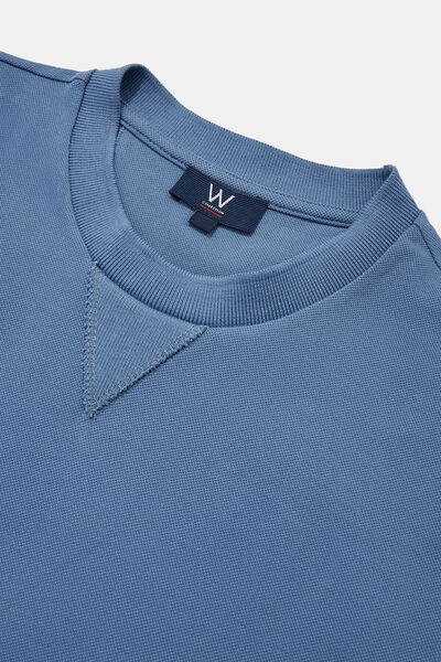 W Collection Blue Crew Neck T-Shirt