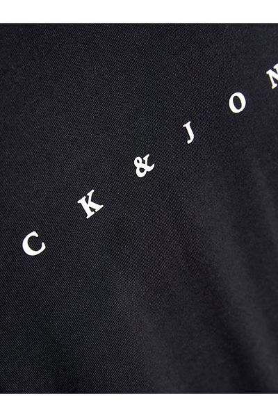 Jack & Jones Tricou bărbătesc Jack Jones 12234746 Negru