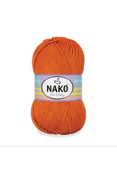 NAKO Elit Baby Anti-pilling Νήματα πλεξίματος χεριών 100 gr Χρώμα 3411 Ταν