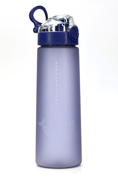 Telvesse Water Flask Tritan Wide Mouth Water Bottle Luxury Sports Flask Waterer Bpa-Free 730 ml Blue 0110