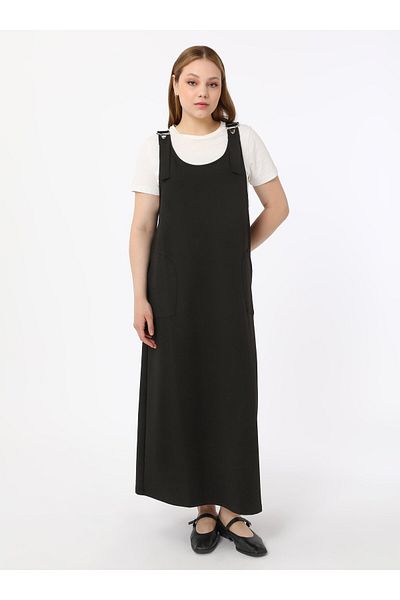 ALİA Plus Size Gilet - Black - Alia