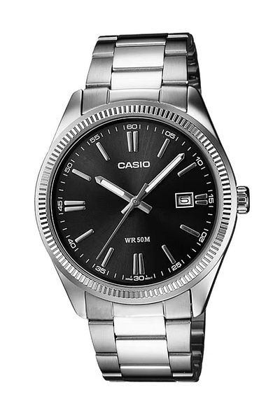 Casio Men's Stainless Steel Analog Quartz Watch Silver