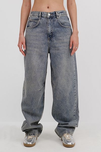 Addax Wide Leg Jean with Strap Detail Pn388-Pne