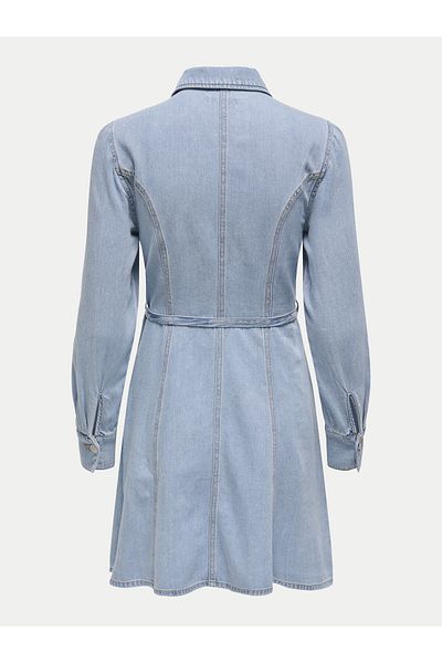 JDY Rochie din denim pentru femei 15338892 Albastru cer