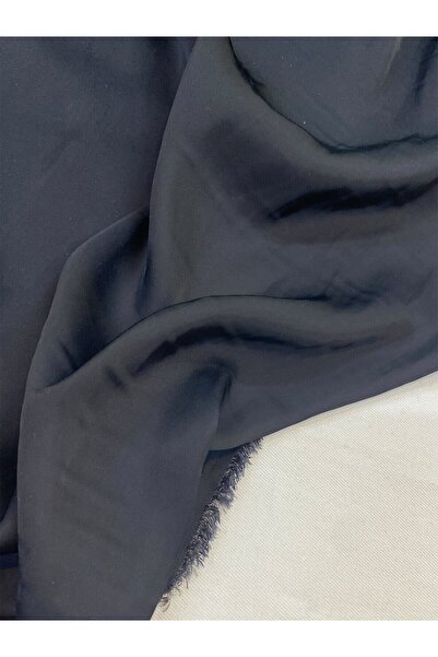 Yiğit Kumaş Μαύρο μεταξωτό σατέν ύφασμα