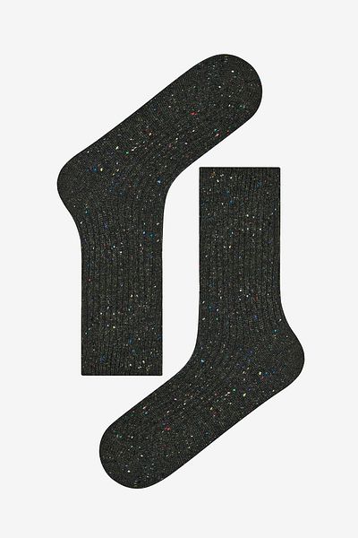 Penti Men's Ribbed Khaki Socks