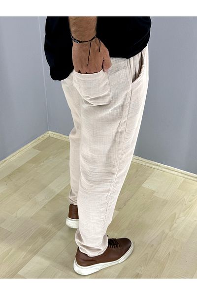 MARESHAL Muslin Trousers (Beige)