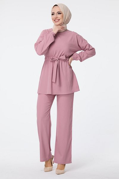 TOFİSA Tunic Trousers Rose - 13058