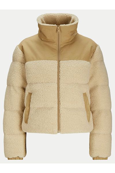 Jack & Jones Puffer de pluș cu guler înalt pentru femei - Lisa
