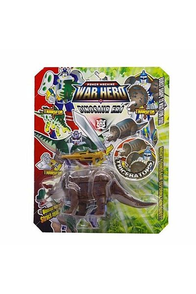 storeks Robot Transforming Warrior Dinosaur Triceratops