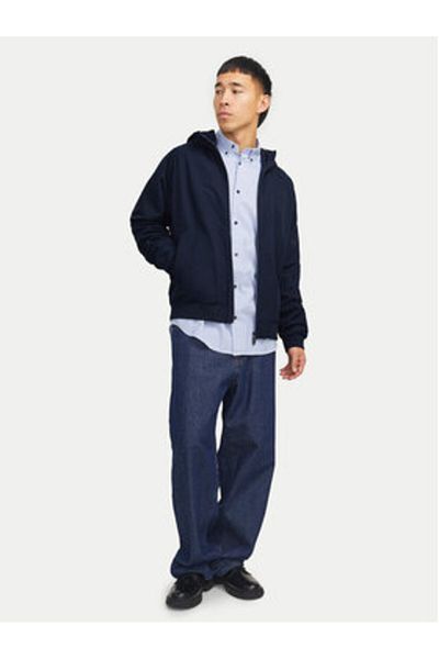 Jack & Jones Jachetă de tranziție pentru bărbați Jack Jones 12270682 Bleumarin