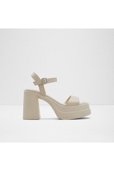 Aldo Taına - Ecru Women's Evening Dress Heeled Sandals