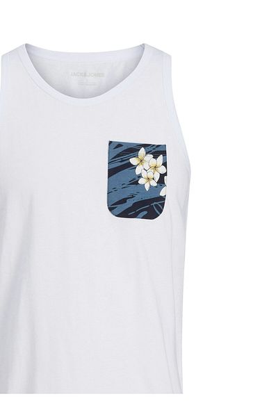 Jack & Jones jack jones Mens Tank top 12269321 White