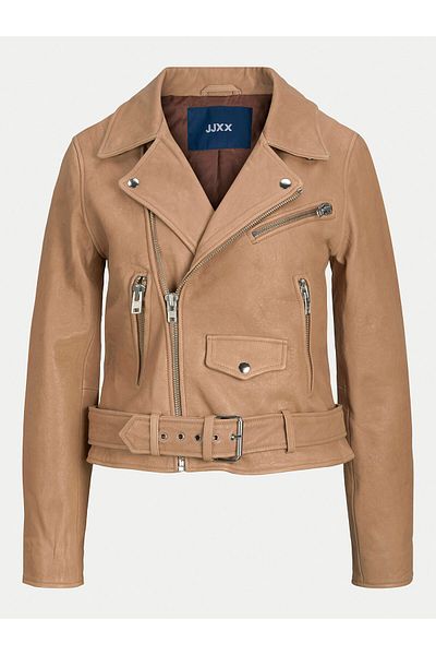 JJXX jjxx Women's Leather Jacket 12200286 Brown