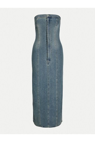 JJXX Rochie din denim pentru femei jjxx 12260695 albastră