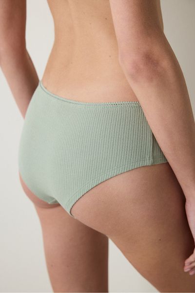 Penti Πράσινο εσώρουχο Pointelle Cotton Hipster