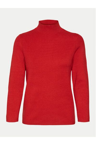 Vero Moda vero moda Women's Turtleneck 10320585 Red