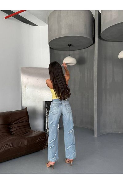 DENİKK TREND SPECIAL DESIGN ΠΛΑΤΗ ΠΟΔΙ PALAZZO JEAN ΤΕΝΙΝ ΠΑΝΤΕΛΟΝΙ ΛΕΠΤΟΜΕΡΕΙΑΣ
