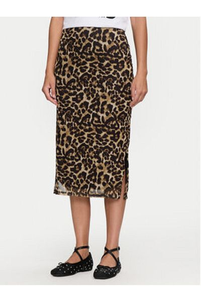JDY Womens Midi Skirt 15345811 Brown