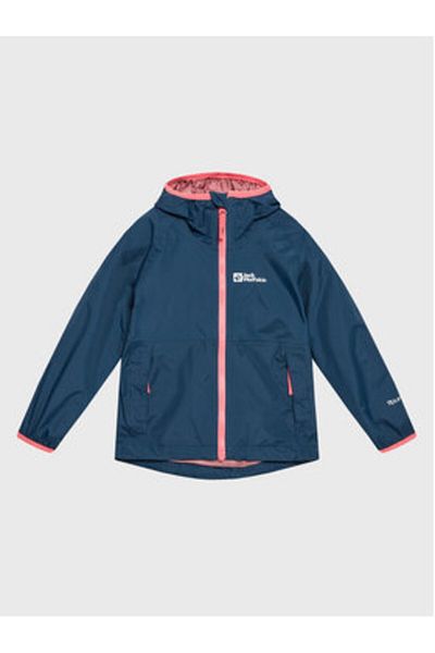 Jack Wolfskin Pelerina de ploaie pentru fete 1604816 bleumarin
